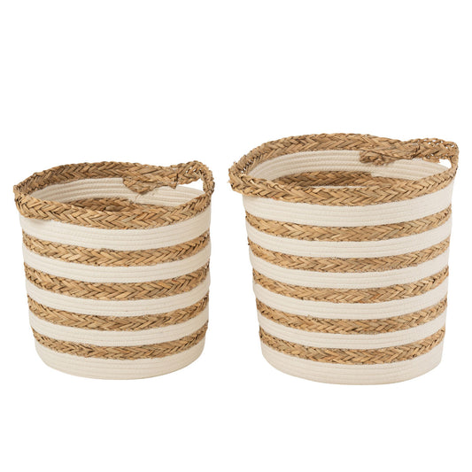 سلال قش " Striped"