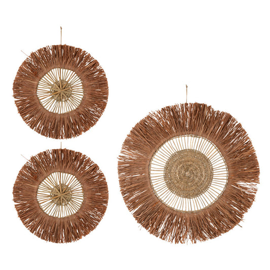 تعليقات حائط "Raffia" قش