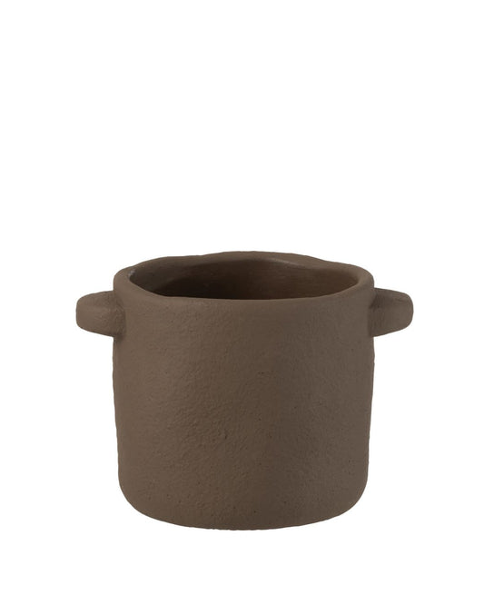 مزهرية"Gustave"باللون البني