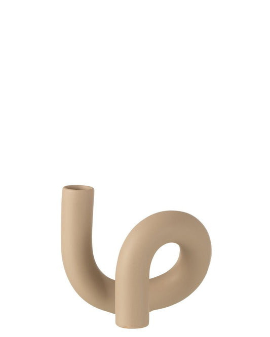 حامل شموع "Torsion" بيج 