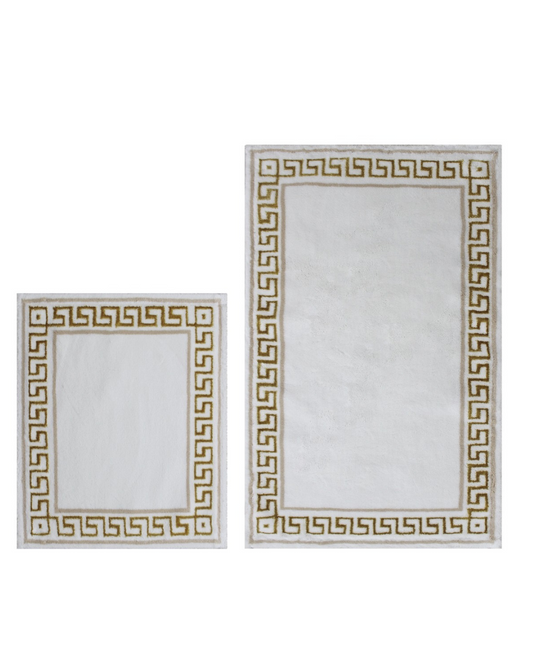 طقم سجاد حمام "HOPY" ذهبي قطعتين