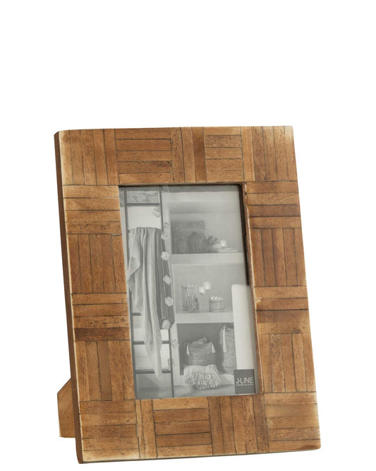 إطار صور "Blocks" بني