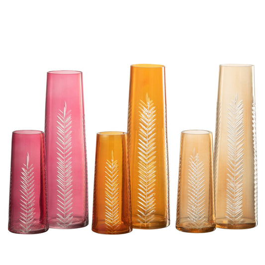 مزهريات "Leaves " زجاج