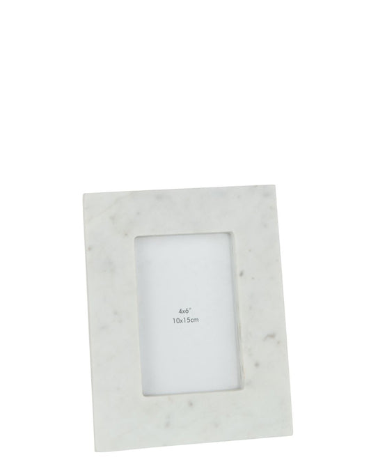 إطار صور "Marble" أبيض