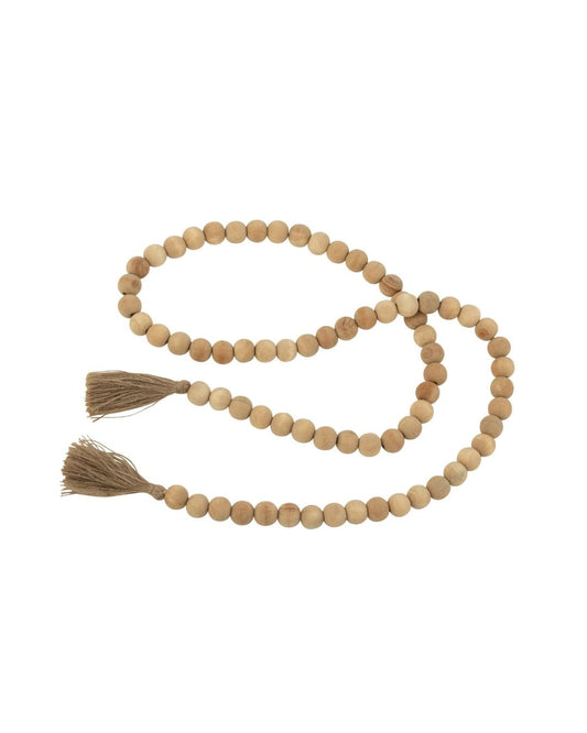 مسبحة ديكور "Bead" باللون البيج