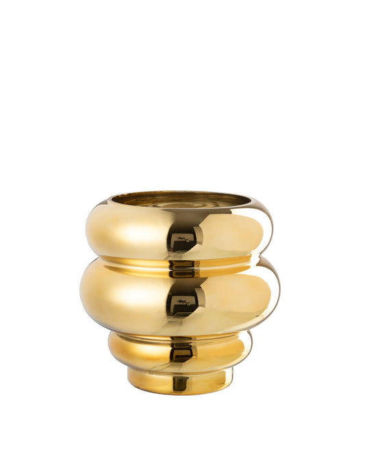 مزهرية" Cléa " ذهبي