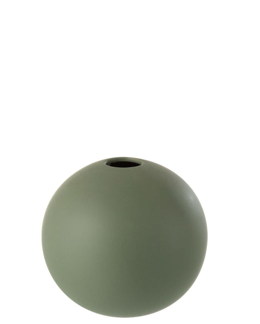 مزهرية "Ball" أخضر حجم وسط