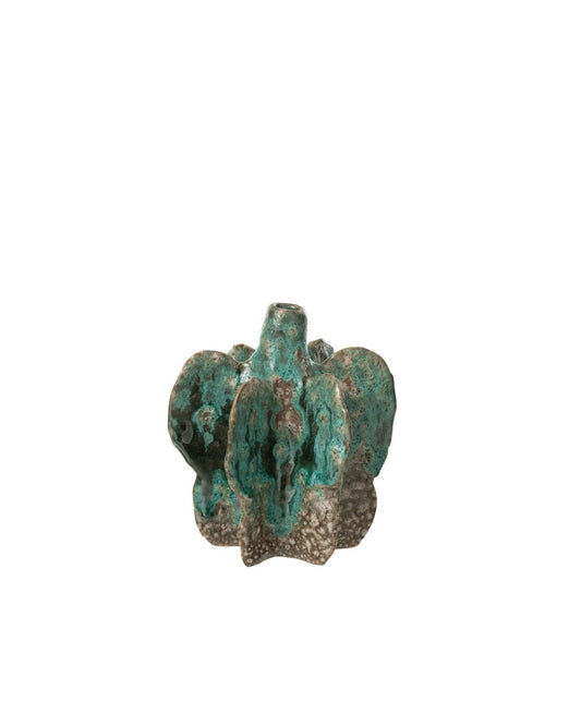 مزهرية"Naga" حجم صغير باللون التوركيز