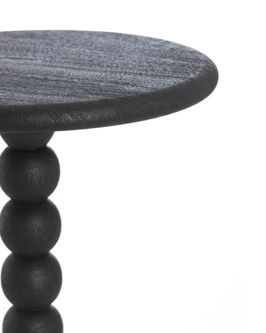 طاولة جانبية "VEGLIO" باللون الأسود