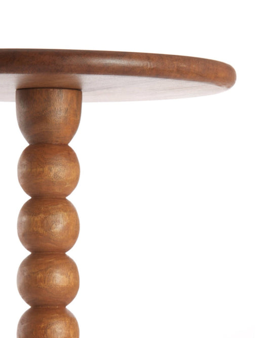 طاولة جانبية "VEGLIO" باللون البني