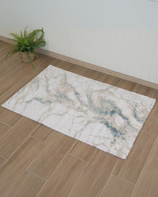 طقم سجاد حمام  "ELVIN" فضي  قطعتين