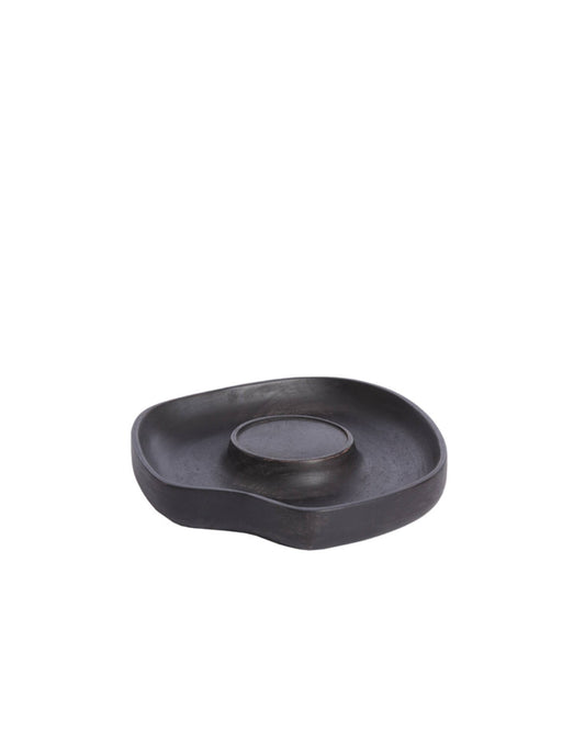 حامل شموع "LAGAO" باللون الأسود