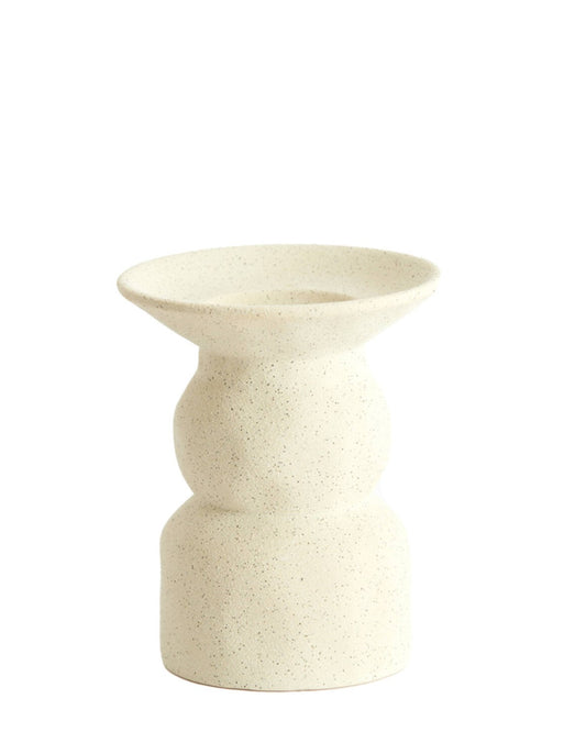 حامل شموع "ATRANI" باللون العاجي