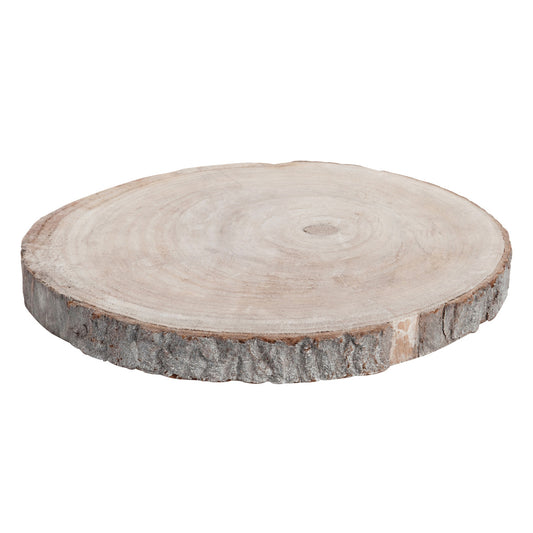 طبق ديكور "Paulownia" رمادي