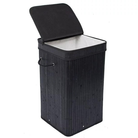 سلة غسيل " bamboo " اسود