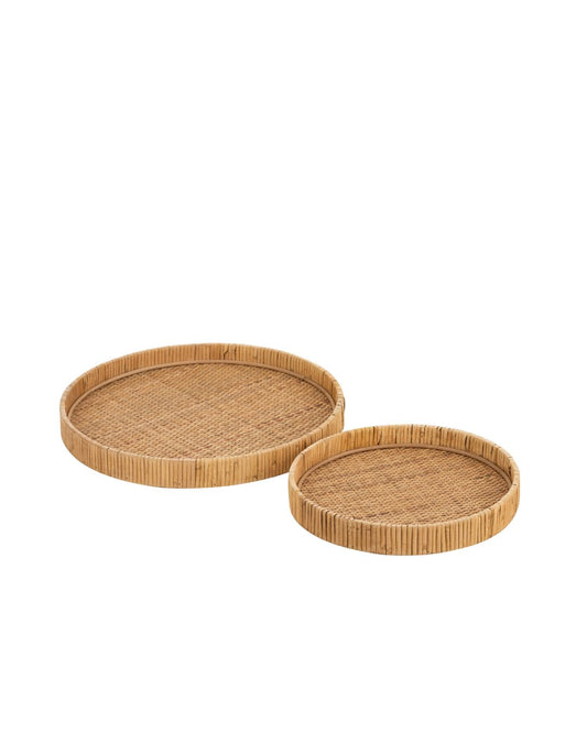 طبق ديكور "Rattan"