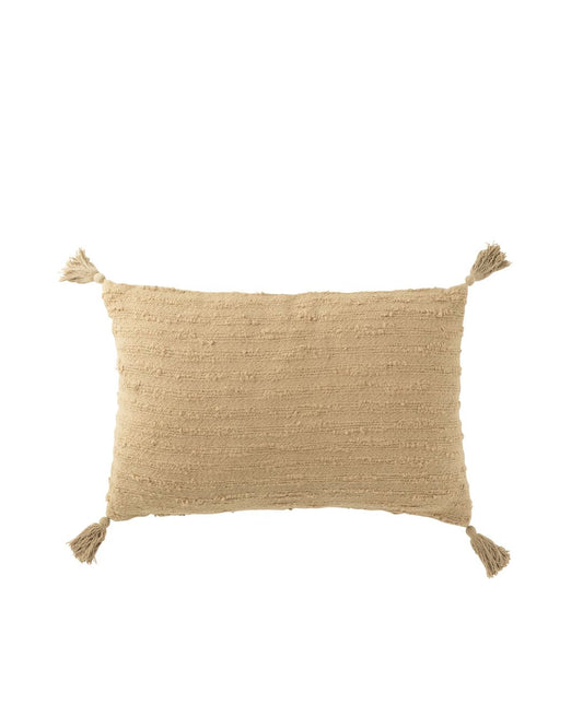 وسادة "Tassels" بيج