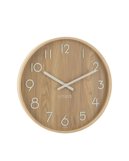 "Plywood" ساعة حائط طبيعي