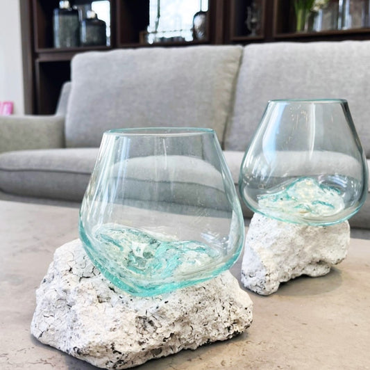 مزهرية Glass on Lava