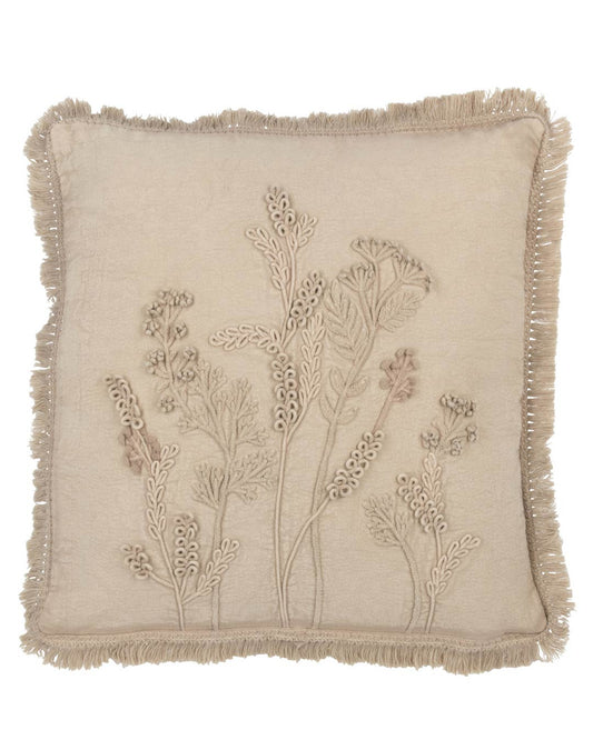 وسادة ديكور "3D Flowers" بيج