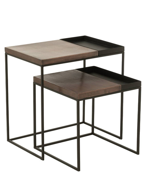 طاولات طبقتين حجم صغير