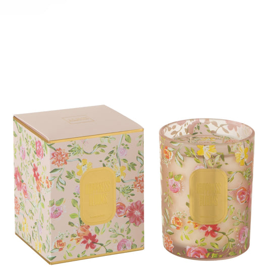 شمعة "Happiness Blooms rain" 