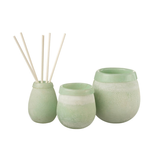 شمع "Capri" أخضر فستقي