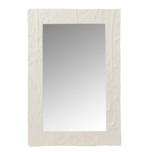 مراية مستطيلة مع حواف موردة