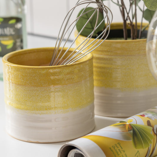 قوارة Fluo أصفر وأبيض