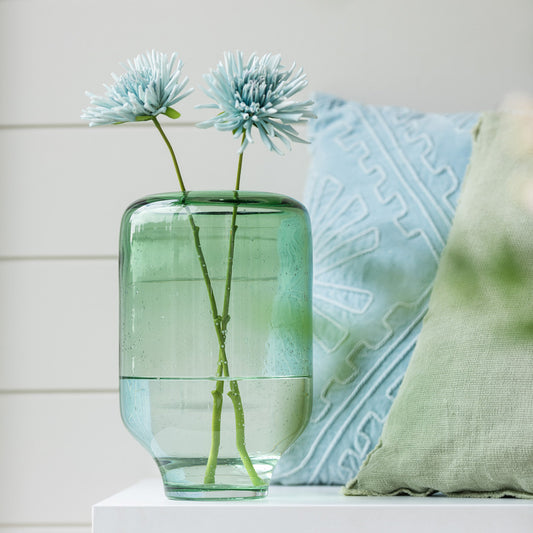 مزهرية "Nora" المقلوبة لون أخضر شفاف