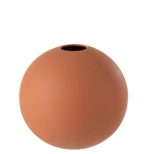 مزهرية "Ball"قرميدي حجم كبير