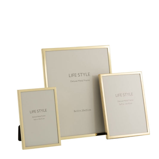 إطار صور "Fine" ذهبي