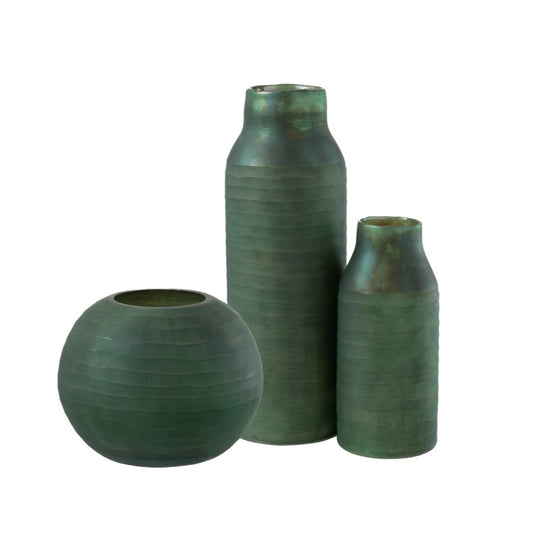 مزهريات "Stripe" أخضر 