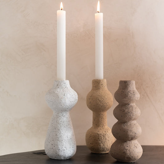 حامل شموع إسمنت