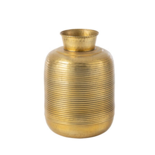 مزهرية "Rings Aluminium" ذهبية