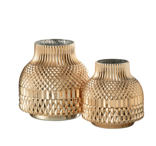 مزهريات "Ari" الذهبية