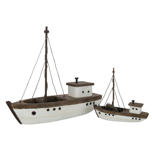 سفينة خشبية للديكور