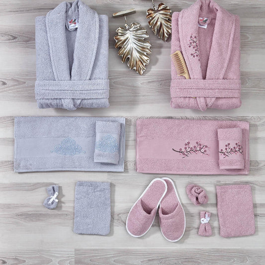 طقم ارواب RICH لون زهري