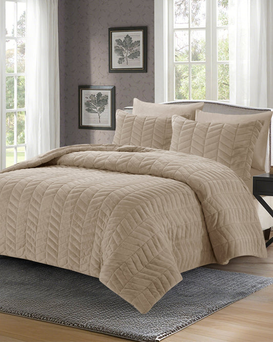 طقم سرير  "COCORA"  مجوز بيج