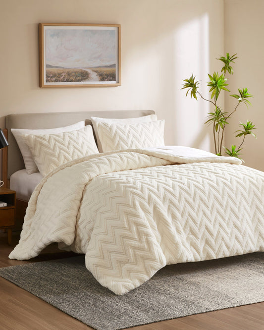 طقم سرير  "NITA"  مجوز كريم