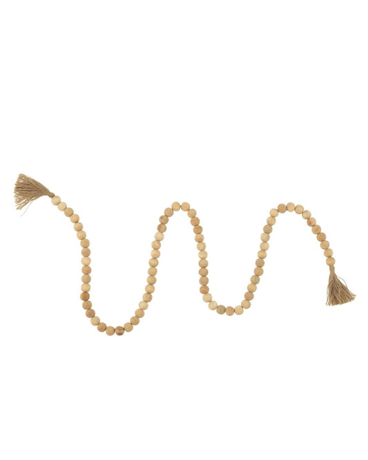 ⁨مسبحة ديكور "Bead" باللون البيج