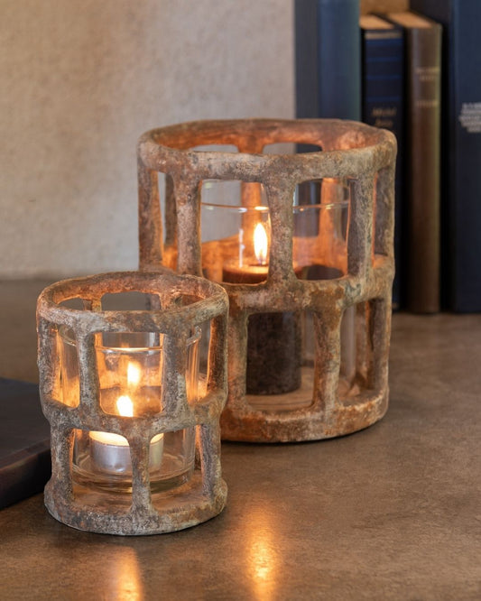 ⁨⁨⁨حامل شموع "Antique" حجم صغير