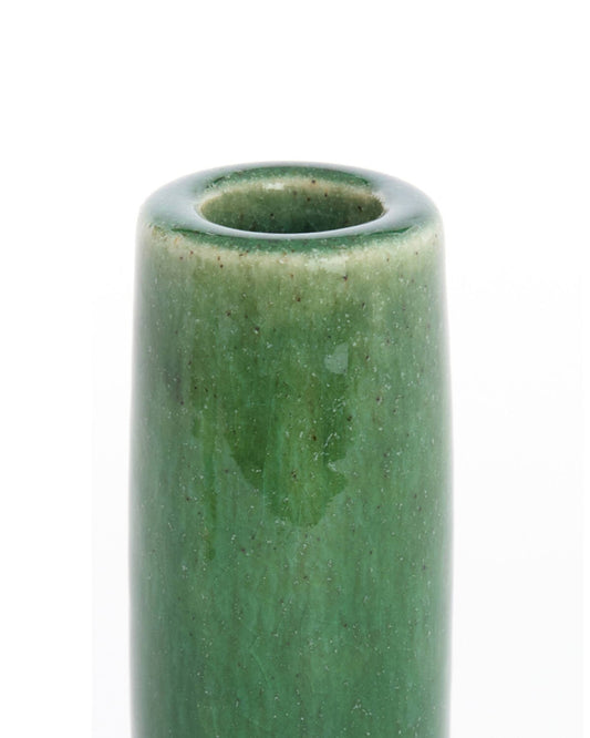 ⁨⁨⁨حامل شموع "BURANO" باللون الأخضر صغير