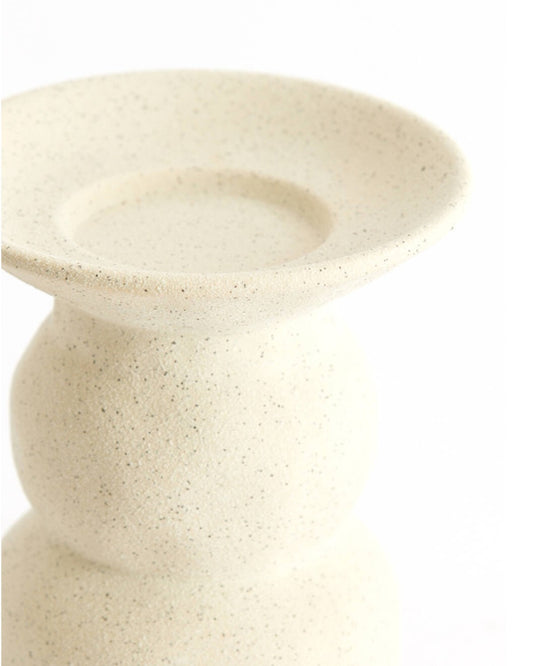 ⁨⁨⁨حامل شموع "ATRANI" باللون العاجي