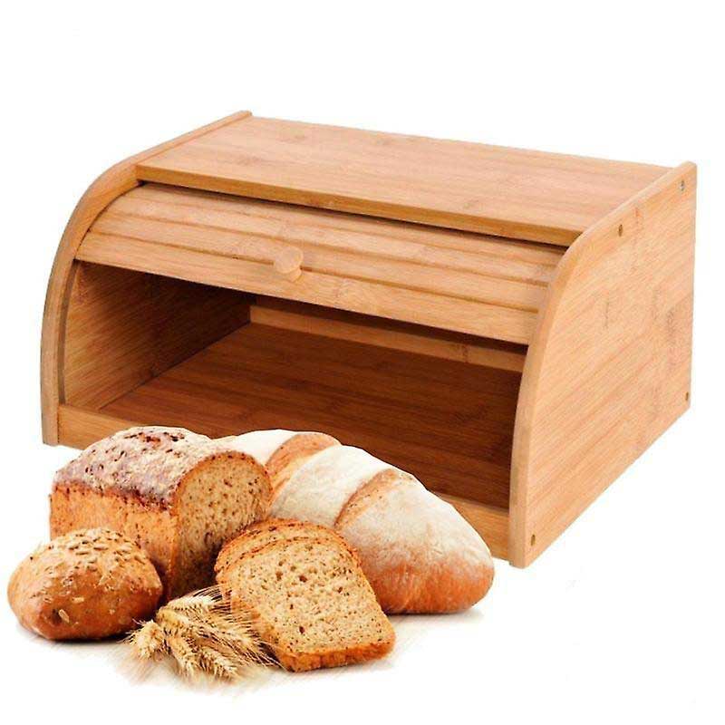 حافظة خبز بامبو⁩