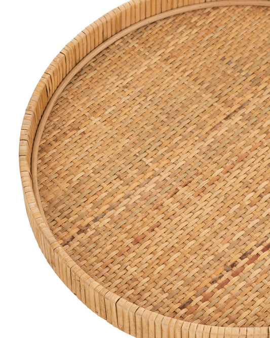 طبق ديكور "Rattan"