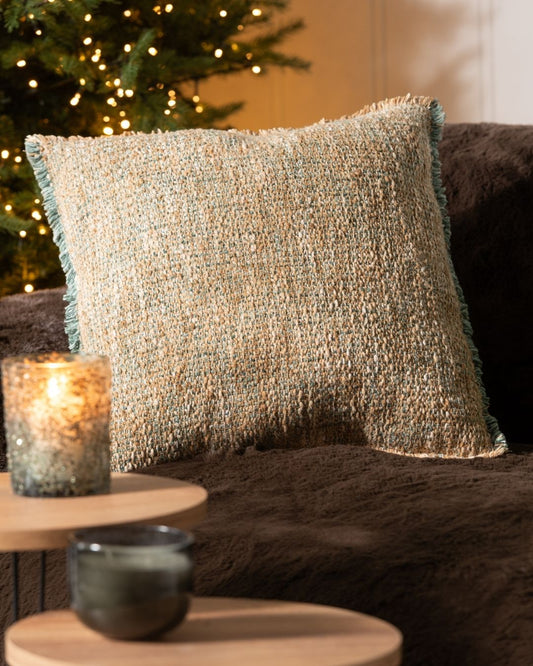 ⁨⁨⁨⁨⁨⁨⁨وسادة ديكور "Woven"  باللون الأخضر