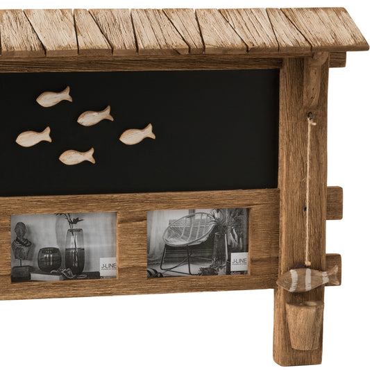 لوح مغناطيسي خشب + اطارات صور