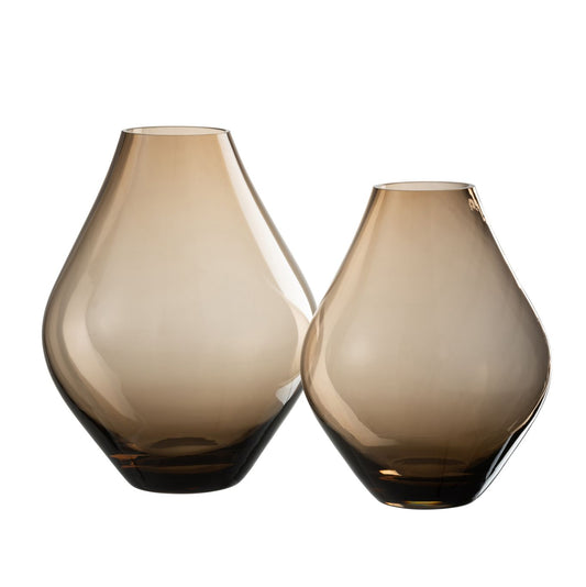 مزهرية" Abby " 25 بني